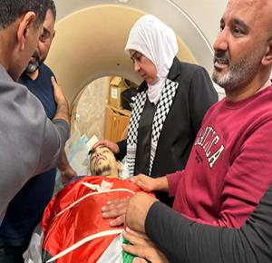 وداع الشهيد براء خيري علي معالي (20 عاما) في مجمع فلسطين الطبي